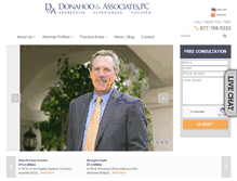 Tablet Screenshot of donahoo.com